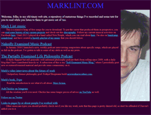 Tablet Screenshot of marklint.com